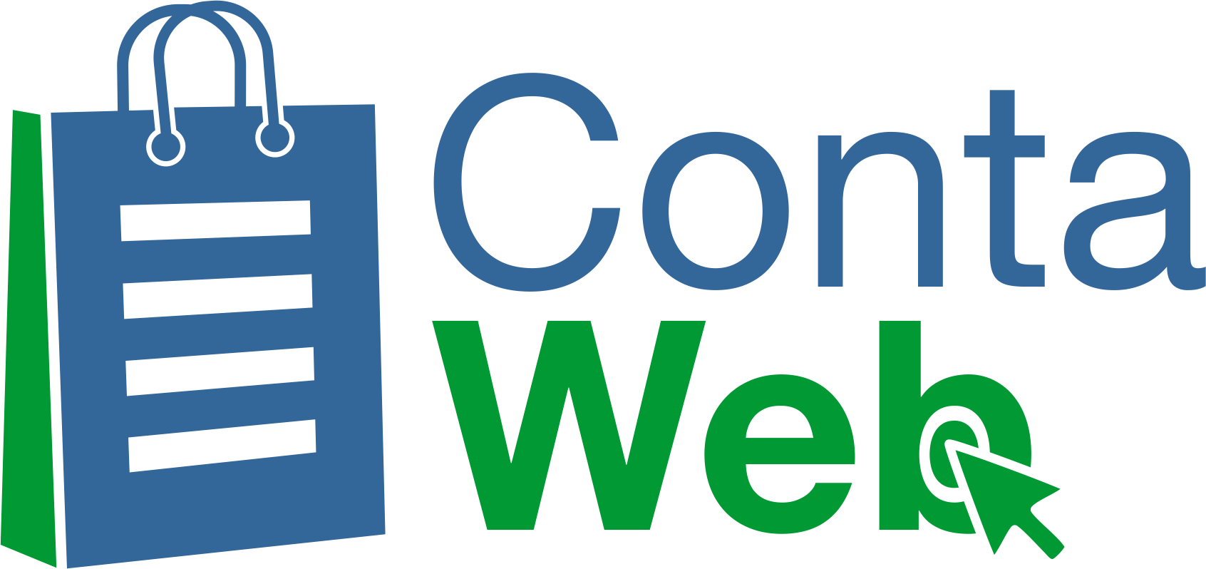 Contaweb White Logo